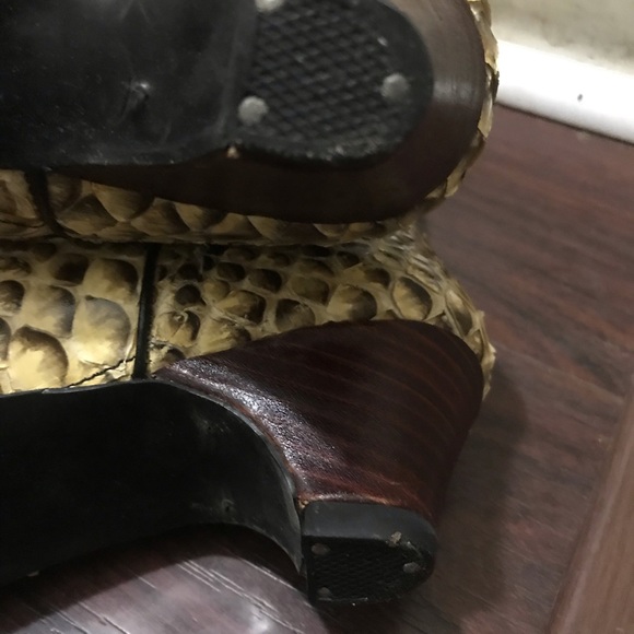 Handcrafted Snake Skin Boots - Picture 7 of 8